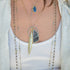 layer with our diamond trios gemstone chain in blue or white diamonds<br>and other beauties from shop the look > rhythm ’n blues <span class='visuallyhidden'>Call or text 323-404-2959 for shopping assistance</span>